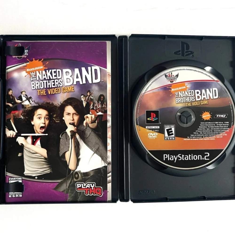 Rock University The Naked Brothers Band Sony Playstation 2 PS2 COMPLETE